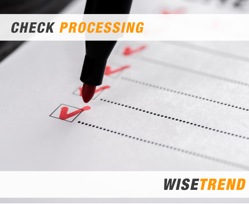Check processing and WiseCHECK functionality